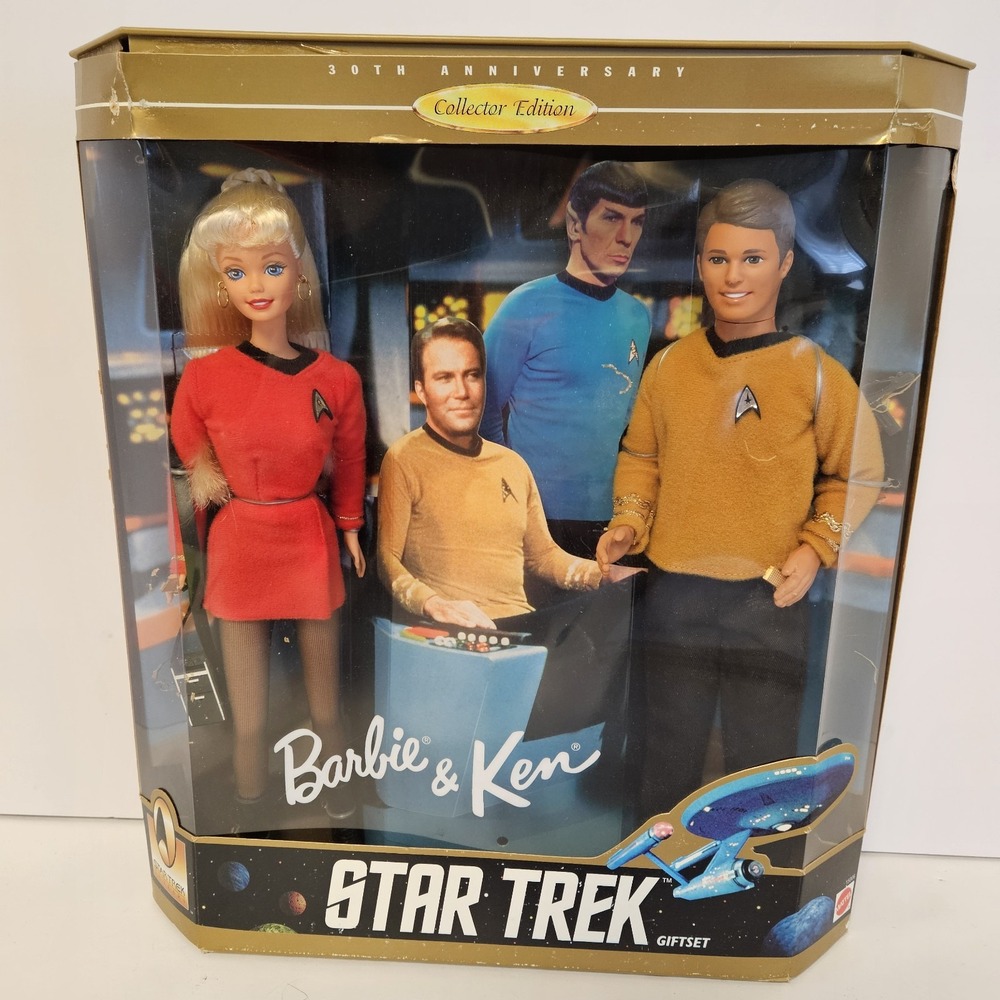 Barbie By Mattel Barbie And Ken Star Trek 30th Anniversary